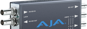 Los miniconversores de AJA HB-T-SDI, HB-R-SDI, ROI-HDMI y HD10MD4, ya a la venta