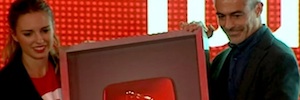 Antena 3 recibe el ‘Botón de oro’ tras alcanzar el millón de suscriptores en Youtube