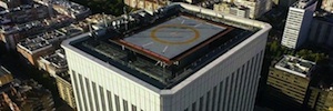 The roof of Torre Picasso will host the highest movie theater in the world