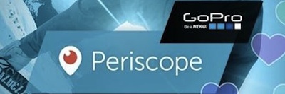 Periscope permite ahora el envío de vídeo en directo desde iPhone y GoPro