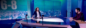 Si tratta del nuovo studio RTBF completamente autogestito dagli stessi presentatori