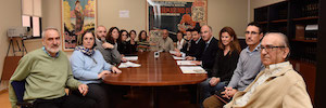 El secretario de Estado de Cultura se reúne con el personal de Filmoteca Española