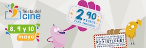 La XII Edición de la Fiesta del Cine se celebrará del 8 al 10 de mayo