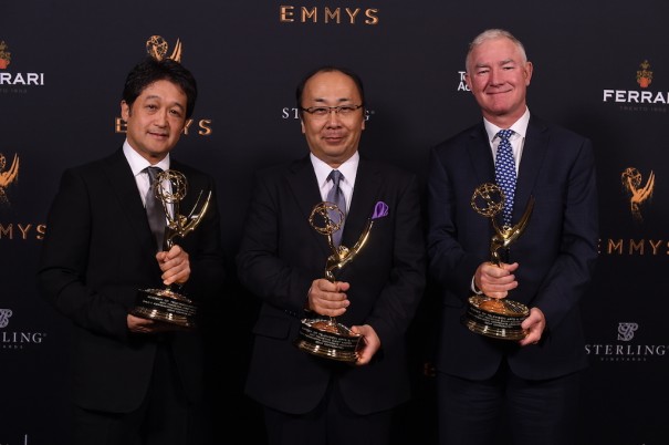 Sony recibe el Philo T. Farnsworth Corporate Achievement Award (Foto: Jordan Strauss/Invision for the Television Academy/AP Images)