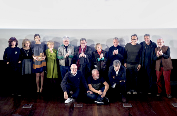 Homenaje a José Salcedo (Foto: Alberto Ortega - Cortesía de la Academia de Cine)