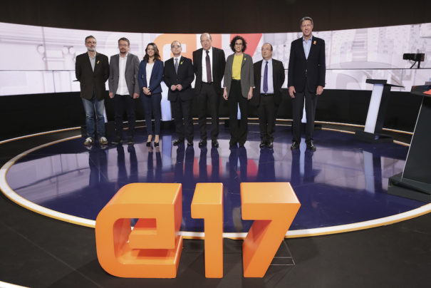 Débat Élections 2017 sur TV3 (Photo : CCMA/Jordi Play)