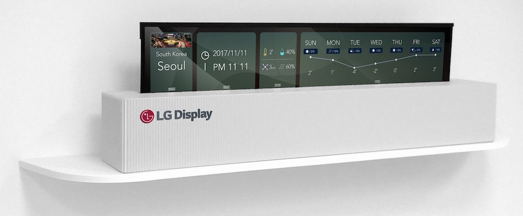 LG estrena en CES 2018 un prototipo de televisor OLED de 65 pulgadas  ¡enrollable!