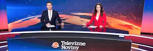 La eslovaca Tv Markíza renueva el plató de sus informativos con videowalls LED de Leyard