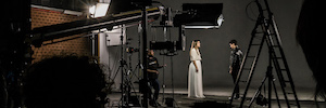 This is how the video clip for 'Your Song' with Amaia and Alfred was recorded