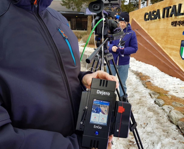 Dejero EnGo en Pyeongchang 2018