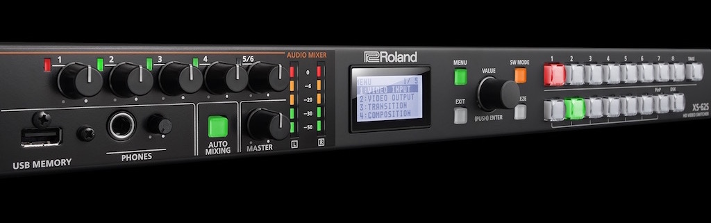 Roland estrena su conmutador AV de seis canales XS-62S