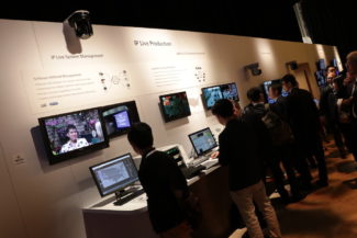Sony IP Live Production NAB 2018