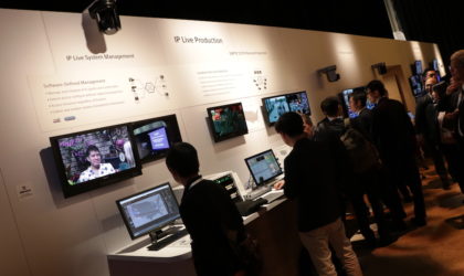 Sony IP Live Production NAB 2018