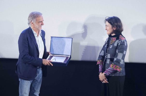 Paco Arango y la Fundación Aladina reciben el Premio González Sinde 2018 (Foto: Alberto Ortega / Academia de Cine)