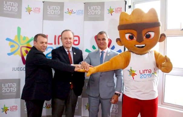 Juegos Panamericanos 2018 (de izquierda a derecha: Francisco José de la Fuente, Jaime Reusche y John Chuman)