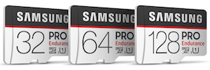 Samsung PRO Endurance, die neuen Karten zur Unterstützung von 4K-Videos