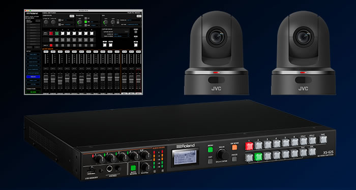 Roland incorpora nuevas funciones de control para cámaras PTZ en el  conmutador de vídeo XS-62S