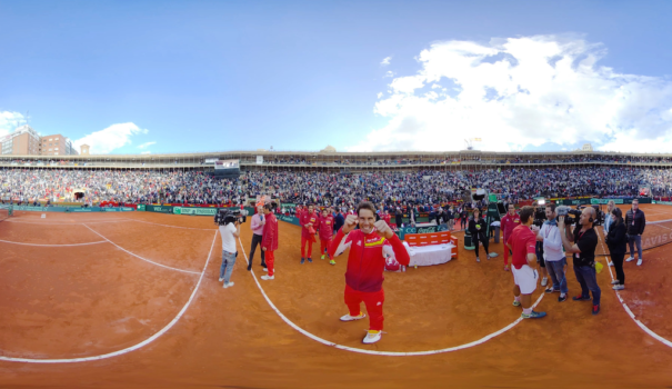 Rafa Nadal en realidad virtual