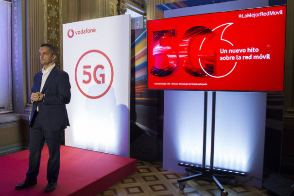 Ismael Asenjo en la presentación de Vodafone en 5G