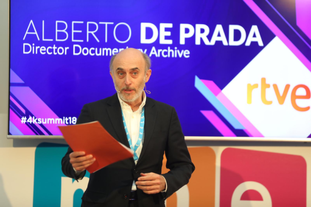 Alberto de Prada (RTVE) en la 4K Summit 2018