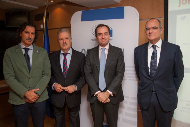 Antonio Virgili, Manuel Campo Vidal, Lucas González y Jaume Duch (Foto: Academia Tv)