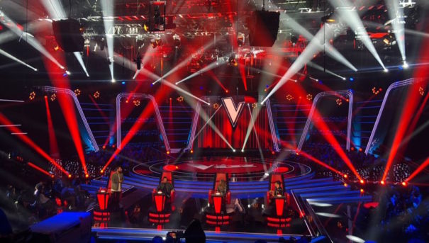 Conjunto de 'La Voz' na Antena 3 (Foto: Atresmedia)