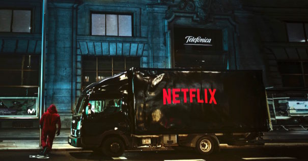 Netflix llega al edificio Telefónica en Gran Vía (Madrid)