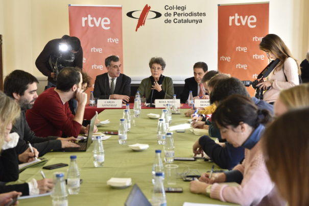 Rosa María Mateo presenta en Barcelona el incremento de la programación en catalán por parte de TVE