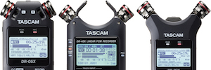 Tascam presenta la nueva generación de grabadores digitales profesionales DR-X