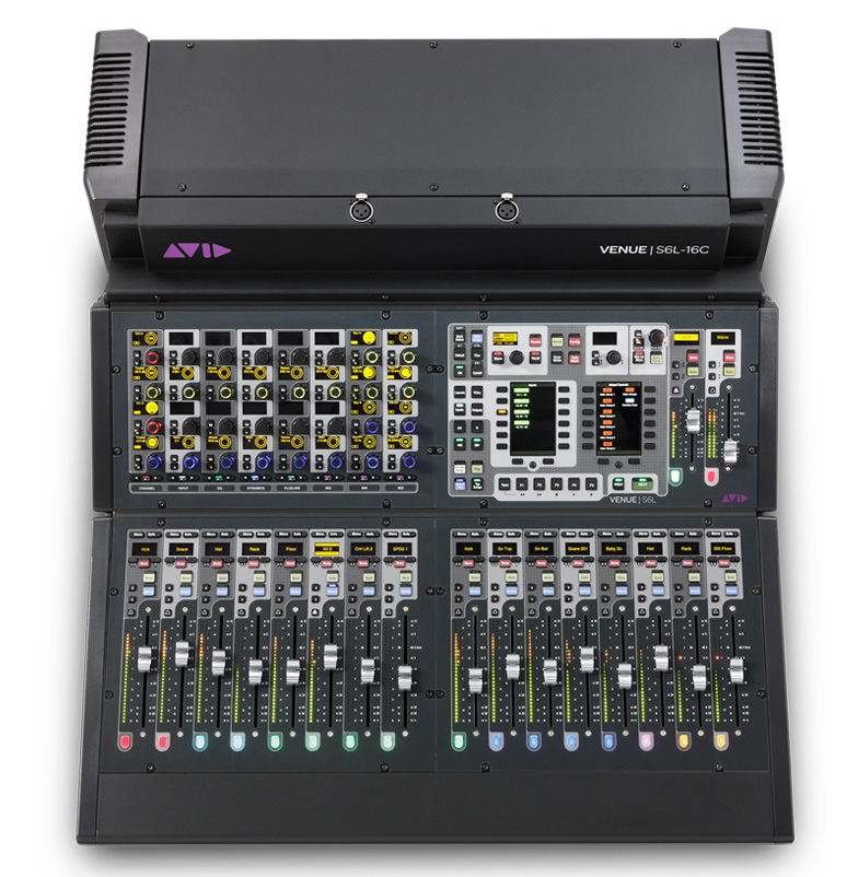 Avid lanza la compacta superficie de control Venue S6L16C