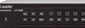  Dock10 elige Leader LV7600 para la corrección de color 4K/UHD y HDR
