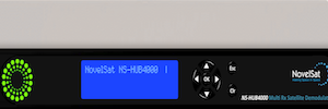 NovelSat presenta un multi-receptor compacto IP satelital que ofrece hasta 2 Gbps por unidad