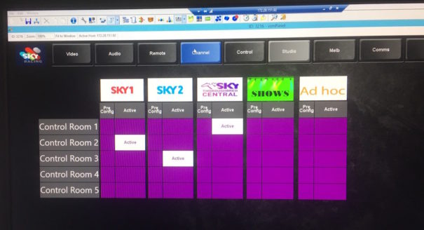 Lawo VSM en Sky Racing