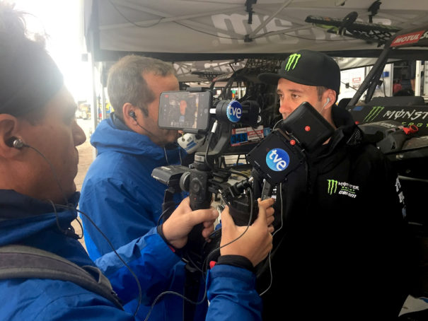 TVE con TVU en el Rally Dakar