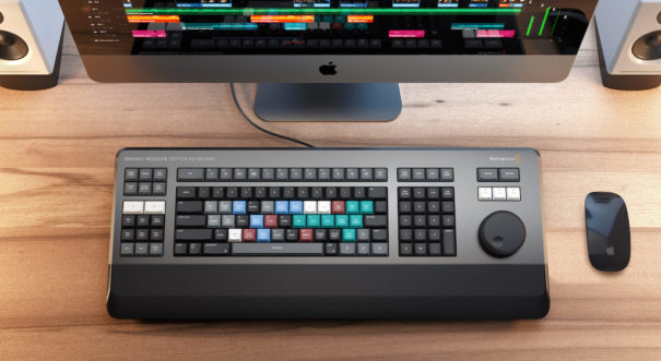 Tastiera dell'editor DaVinci Resolve