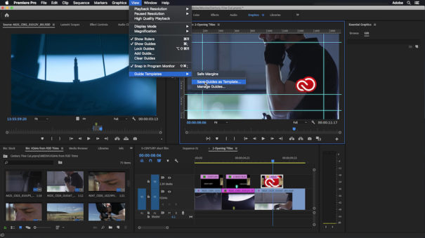 Reglas y Guias Adobe Premiere