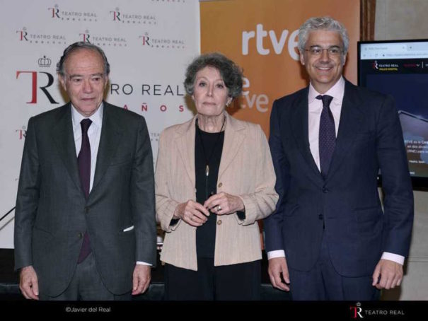 Gregorio Marañon, Rosa María Mateo e Ignacio García-Belenguer (Foto: Teatro Real)