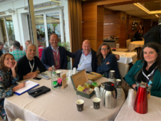 Junta Directiva de Animation in Europe. De izda. a dcha.: Mar Sáez Pedrero (ProAnimats), Philippe Alessandri (Watch Next Media), Tom van Waveren (Cake), Dirk Beinhold (Akkord Film), Annemie Degryse (Lumiere Publishing/Lunanime) i Moe Honan (Moetion Films)