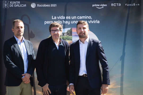 Christian Gockel, Norberto López y Ricardo Carbonero