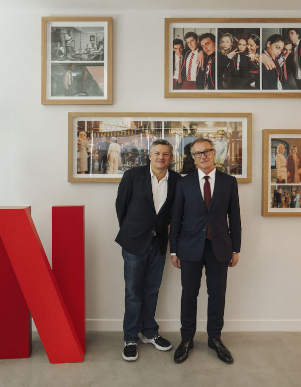 José Guirao y Ted Sarandos (Netflix)