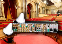 Albala y TSA en el Parlament de Catalunya