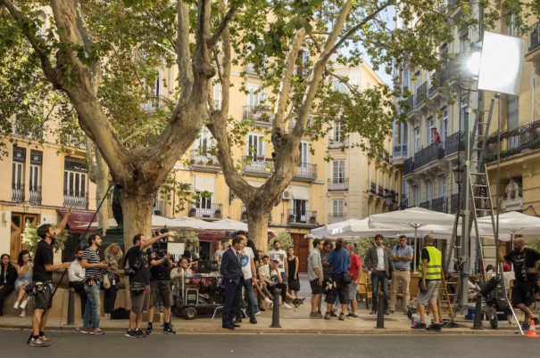 Rodaje de El Reino (Foto: Julio Vergne)