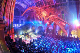 Coldplay en el Museo de Historia Natural de Londres