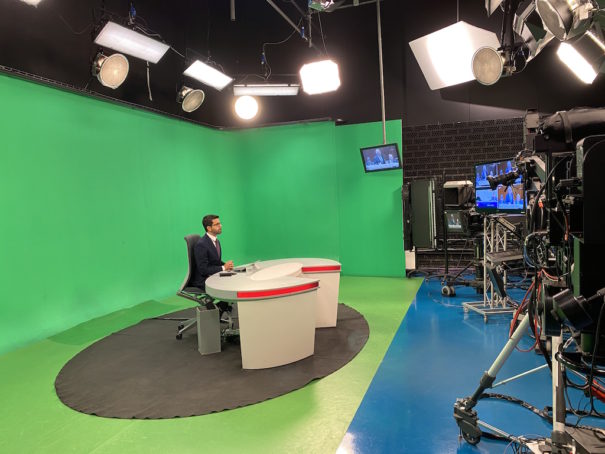 Estudio virtual en TVI 