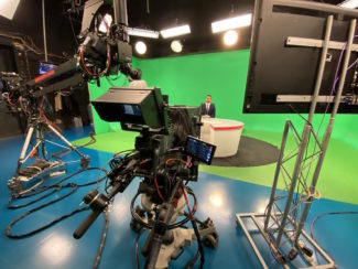 Estudio virtual en TVI 