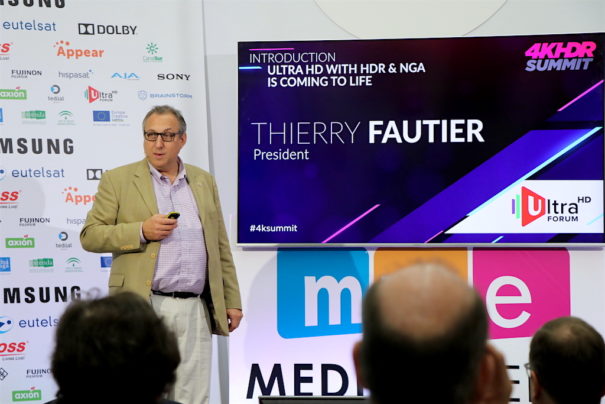 Thierry Fautier en la 4K-HDR Summit 2019