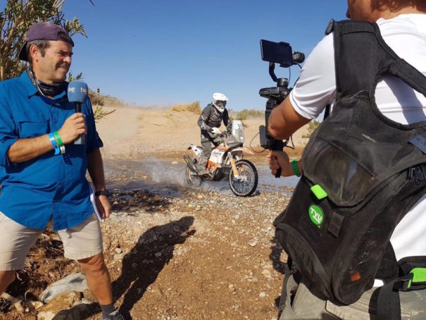 RTVE y TVU en el Rally de Marruecos 2019