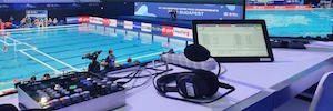 Antenna Hungária uses AEQ's Phoenix Alio audiocodecs in the broadcast of the European Water Polo