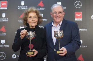 Julia y Emilio Gutiérrez Caba, Premios Feroz 2020 (Foto: Alberto R. Roldán) 