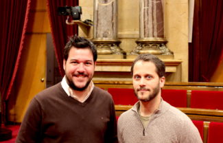 Daniel Rodríquez y Rafael Ramón (Parlament de Catalunya) 